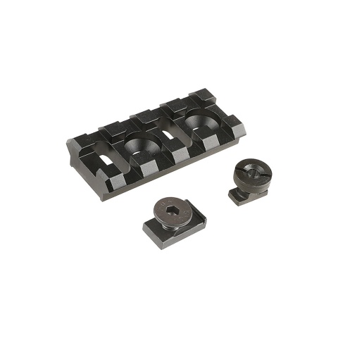 Atlas Custom Works B-2 4 Slot Rail Section for Modular Handguard Systems (Color: Black)
