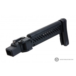 5KU PT-5 Side Folding Stock for GHK AKM Airsoft AEG Rifles (Color: Black)