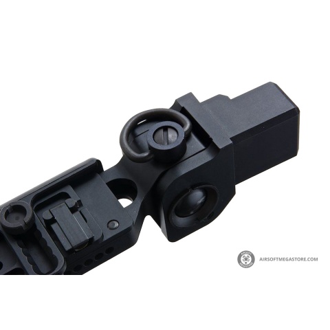 Atlas Custom Works PT-5 Side Folding Stock for GHK AKM Airsoft AEG Rifles (Color: Black)