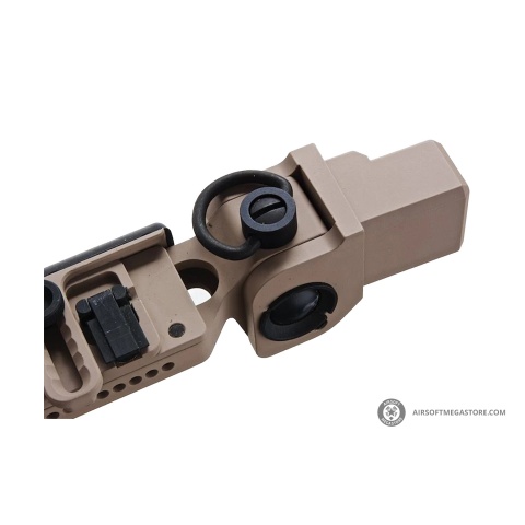 Atlas Custom Works PT-5 Side Folding Stock for GHK AKM Airsoft AEG Rifles (Color: Tan)
