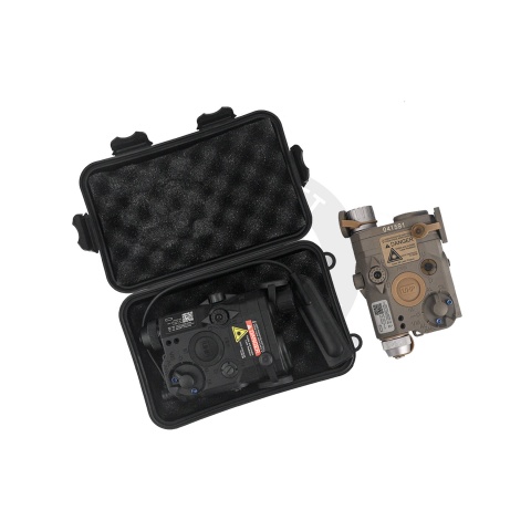 ACW LA-5C Illuminator w/ Flashlight, Visible and IR Green Laser PEQ-15 - Black