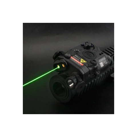 ACW LA-5C Illuminator w/ Flashlight, Visible and IR Green Laser PEQ-15 - Black