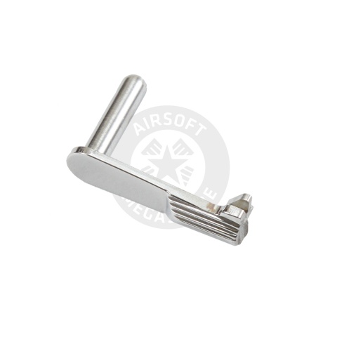 Atlas Custom Works Stainless Steel Type 3 Slide Stop for Hi-Capa Airsoft Gas Blowback Pistols (Color: Silver)