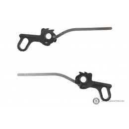 5KU Skeletonized Hammer and Strut Set for Hi-Capa Series Gas Blowback Airsoft Pistols (Color: Black)