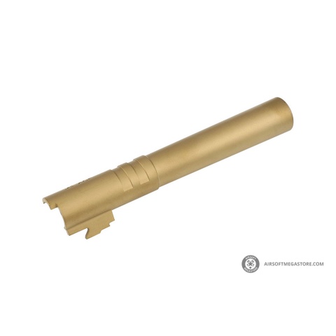 Atlas Custom Works Aluminum Outer Barrel for TM Hi-Capa 5.1 with 11mm Threads (Color: Gold)