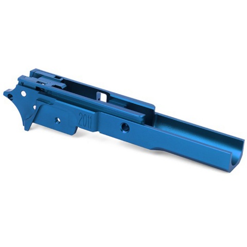 Airsoft Masterpiece 2011 S Style 3.9 Aluminum Advance Frame for Hi-Capa (Color: Blue)