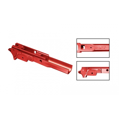 Airsoft Master S-Style 3.9 Aluminum Advance Frame (Red)