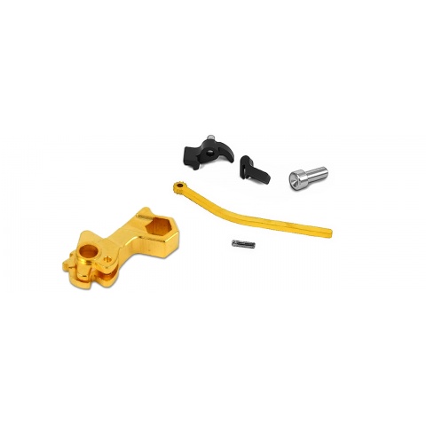 Airsoft Masterpiece CNC Steel Hammer & Sear Set for Marui Hi-Capa [S Style Hex]