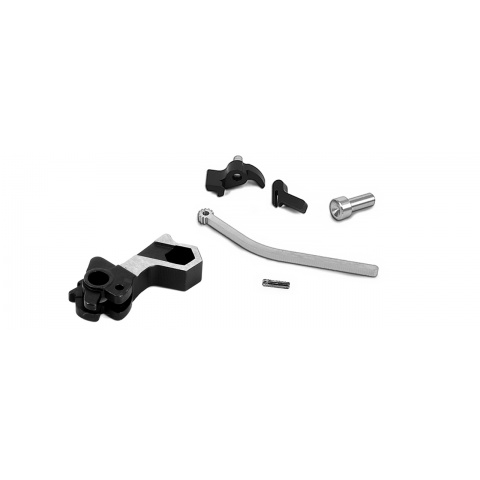 Airsoft Masterpiece CNC Steel Hammer & Sear Set for Marui Hi-Capa [S Style Hex]