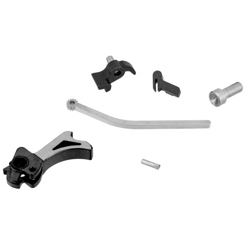 Airsoft Masterpiece CNC Steel Hammer & Sear Set for Hi-Capa [S Style Spur]