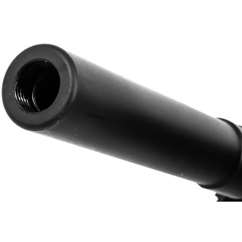Airsoft Masterpiece 9x19 Steel Threaded Fixed Outer Barrel for 5.1 Hi-Capa (Color: Black)