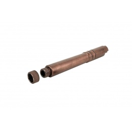 Airsoft Masterpiece Steel Fix Outer Barrel with Threads for Hi-Capa 5.1 GBB Pistols (Copper) 