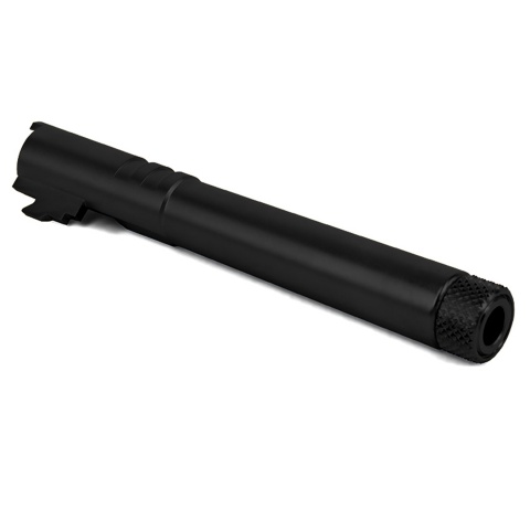 Airsoft Masterpiece Fix Outer Barrel with Threads for Hi-Capa 5.1 GBB Pistols (Color: Black)