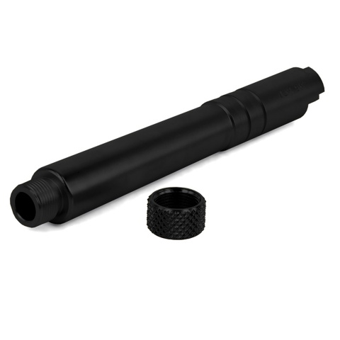 Airsoft Masterpiece Fix Outer Barrel with Threads for Hi-Capa 5.1 GBB Pistols (Color: Black)