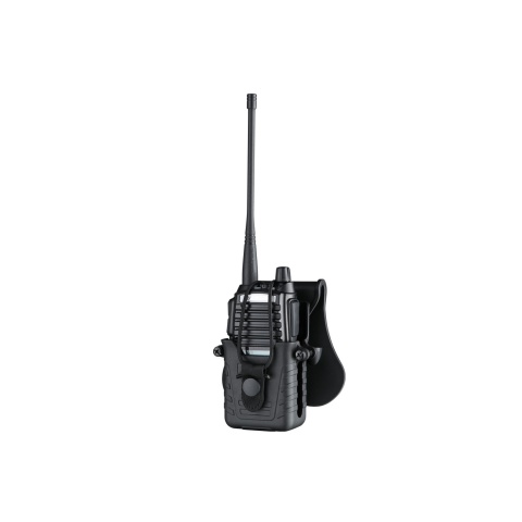 Amomax Tactical Hard Shell Radio Holder (Color: Black)