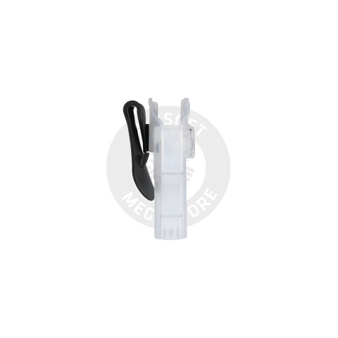 Amomax Q.R. Universal Polymer Paddle Holster (Frosted Clear White)