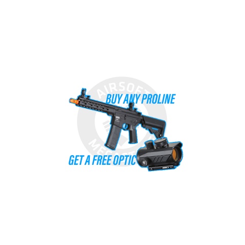 Memorial Day 2023 Free Optic with the Purchase of any Lancer Tactical Proline AEG