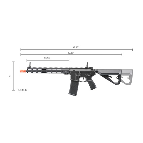 Arcturus Sword Mod 1 Carbine 13.5 Inch Airsoft M4 AEG LITE Rifle (Color: Black)