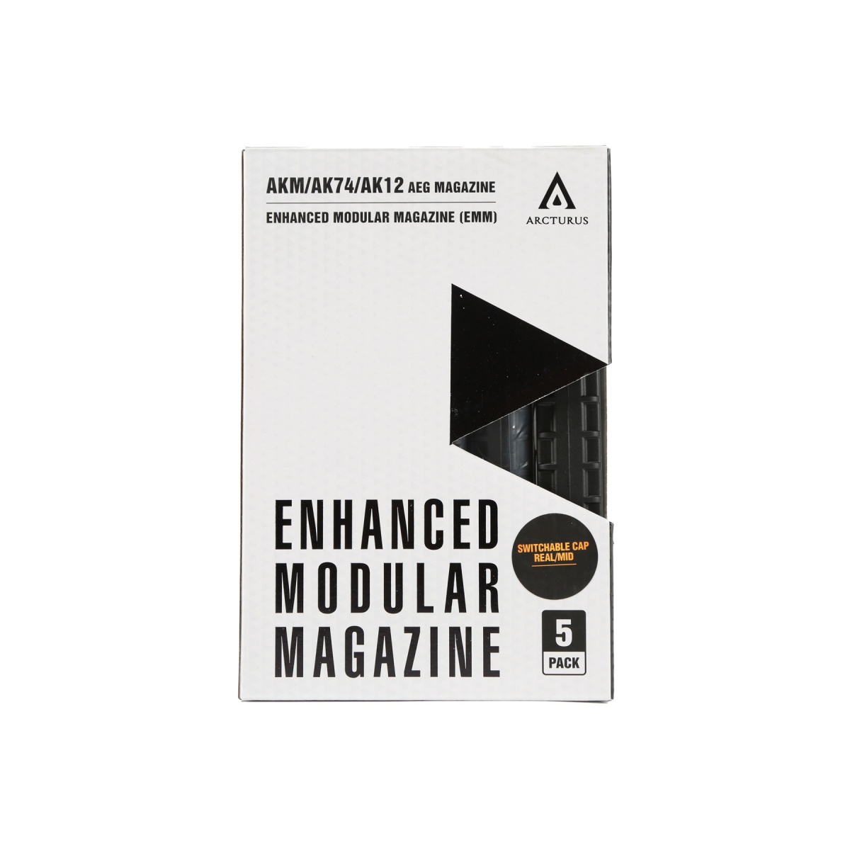 thumbnail interactive-video image 1 of Arcturus AK74/AK47 30/135 Round EMM Variable Mid-Cap Airsoft Magazine – Model Kz.61 1 of 2
