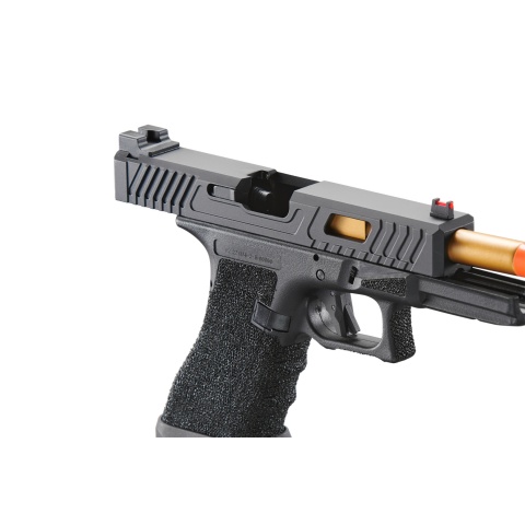 Army Armament R34-2 Gas Blowback Airsoft Pistol (Color: Tan / Black)