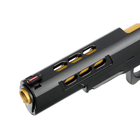 Army Armament R608 Hi-Capa Gas Blowback Airsoft Pistol (Color: Black)