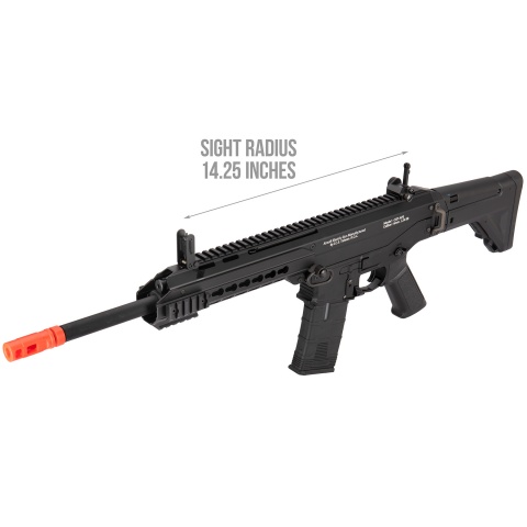 ICS CXP-APE Keymod ACR Style Metal Carbine Electric Blowback AEG Airsoft Rifle (Black)