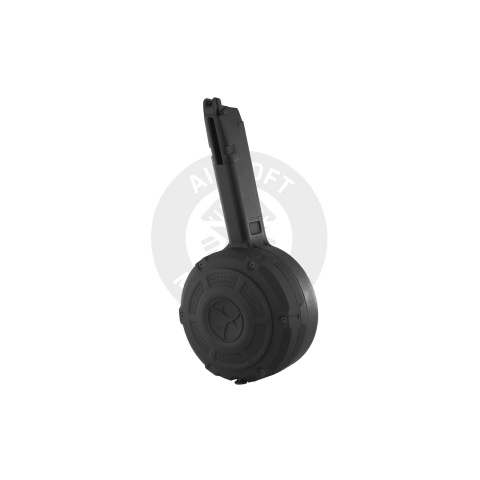 *Pre-Order ETA June* Action Army 350 Round Green Gas Drum Magazine for AAP-01 Airsoft Pistols (Color: Black)