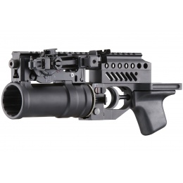 Double Bell Metal AK Grenade Launcher Set w/ Grenade (Color: Black)