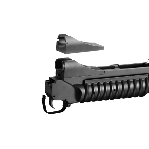 Double Bell M203 Short Airsoft Gas Grenade Launcher *No Grenade* (Color: Black)