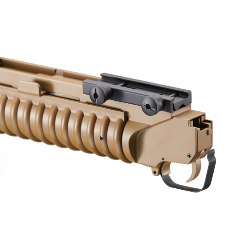 Double Bell M203 Long Type Airsoft Gas Grenade Launcher (Color: Tan)