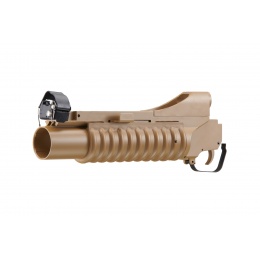 Double Bell Full Metal 40mm 3-in-1 M203 Airsoft Grenade Launcher for M4/M16 Series Airsoft Rifles (Color: Tan)