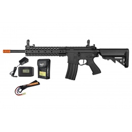 Lancer Tactical Proline Series High FPS M4 EVO Airsoft AEG Rifle w/ Battery and Charger (Color: Black)