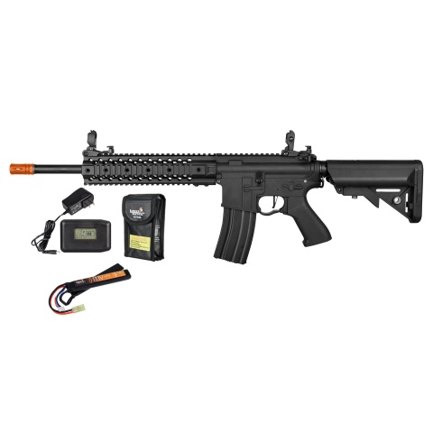 Lancer Tactical Proline Series High FPS M4 EVO Airsoft AEG Rifle w/ Battery and Charger (Color: Black)