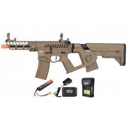 Lancer Tactical Low FPS Enforcer Needle Tail Skeleton AEG w/ Battery and Charger (Color: Tan) 