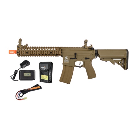 Lancer Tactical Gen 2 Hybrid M4 AEG w/ Battery and Charger (Color: Tan)