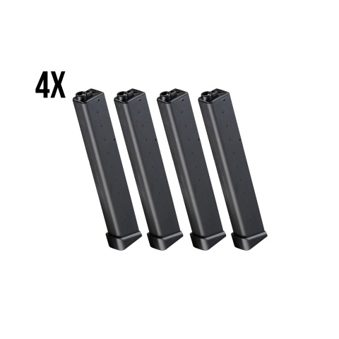 Lancer Tactical Gen 2 9mm Battle X CQB Carbine Airsoft AEG (Color: Black) + 4 Free Midcap Magazines