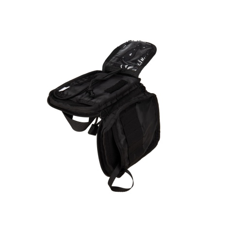 Code 11 Pocket Pouch with U.S. Flag Patch (Color: Black)