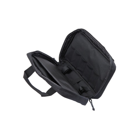 Code 11 13 Inch Pistol Bag with Laser Cut Terralon Panel (Color: Black)