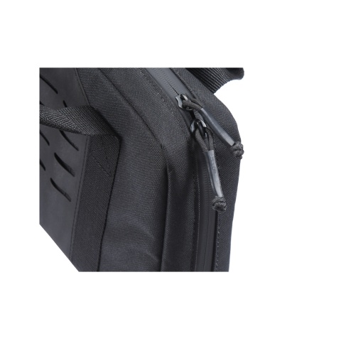 Code 11 13 Inch Pistol Bag with Laser Cut Terralon Panel (Color: Black)