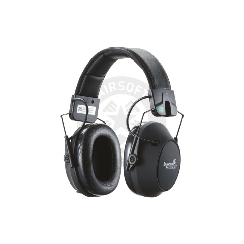 Lancer Tactical Bluetooth Electronic Shooting Earmuffs (Color: Black)