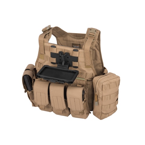 Lancer Tactical iPhone 7/8 Plus MOLLE Mobile Case - BLACK