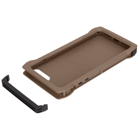 Lancer Tactical iPhone 7/8 Plus MOLLE Mobile Case - TAN