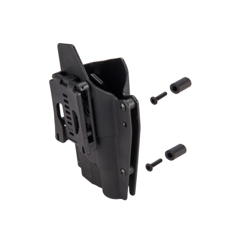 Lancer Tactical Light Bearing Hard Shell Holster for Glock 17 [Large] - BLACK