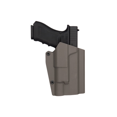 Lancer Tactical Light Bearing Hard Shell Holster for Glock 17 [Large] - FOLIAGE