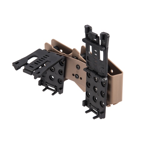 Lancer Tactical IPSC Open Class Competition Triple Magazine Pouch - TAN