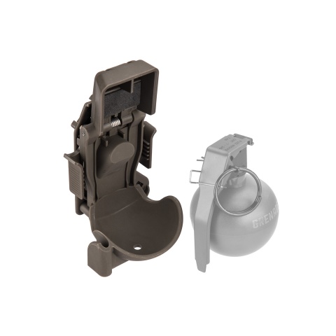Lancer Tactical Quick Release Sleeve for M67 Grenade - FOLIAGE
