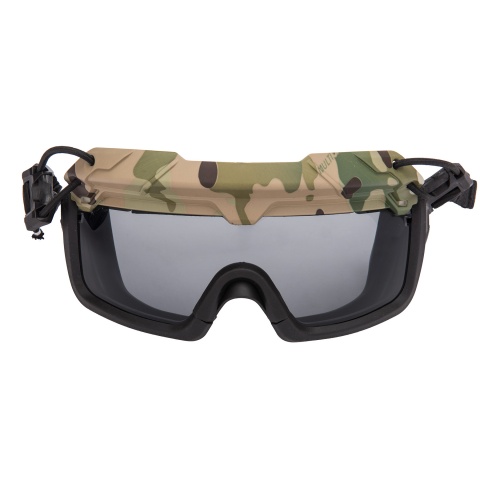 Lancer Tactical Safety Goggles for Helmets (Color: Camo)