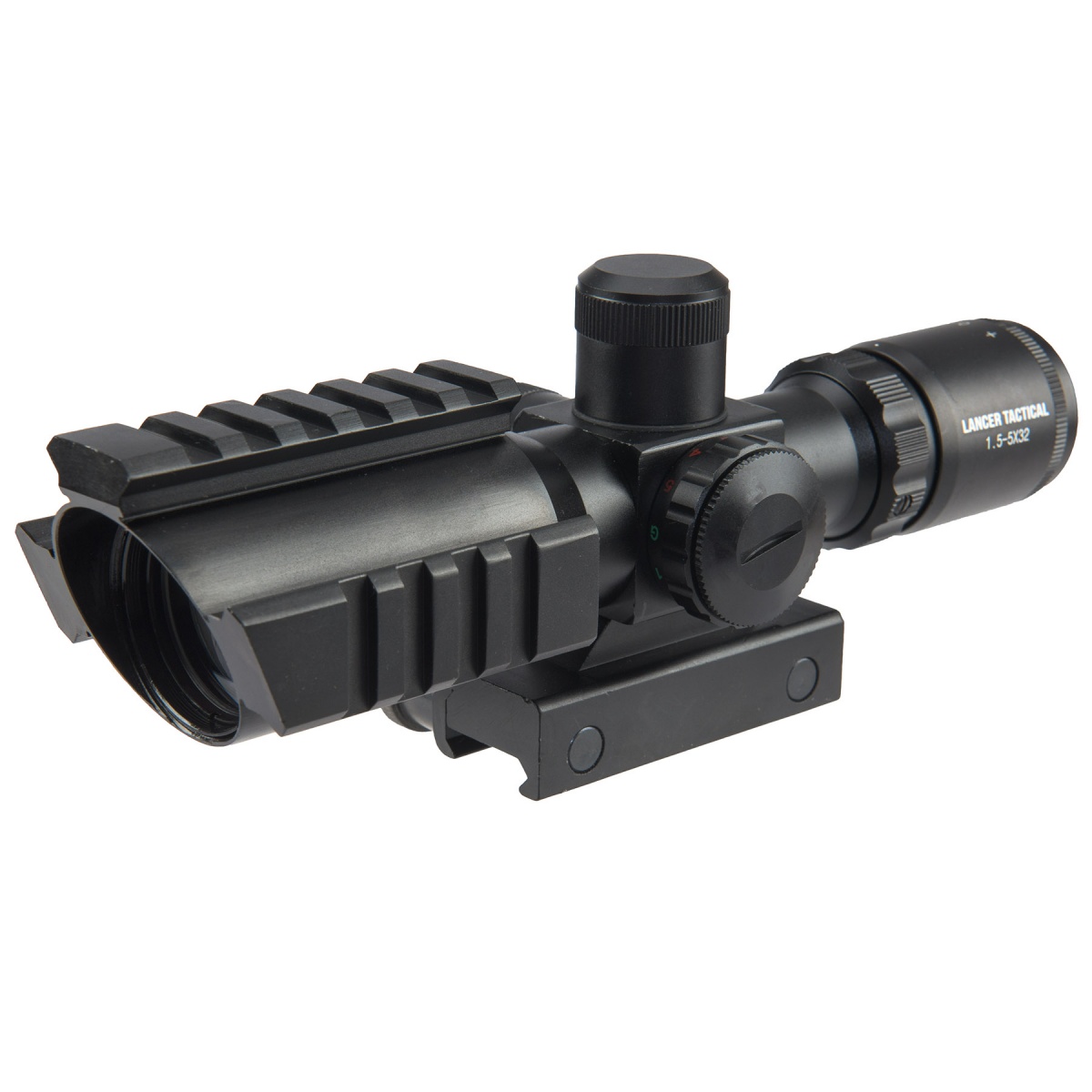 Lancer Tactical Micro Red Dot Sight with Riser Mount (Color: Red) - US  Airsoft, Inc.