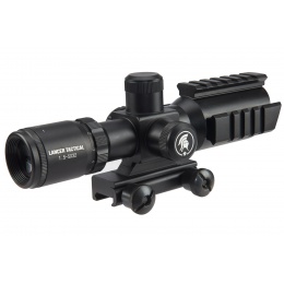 Lancer Tactical 1.5-5x32 Variable Zoom Adjustable Illuminated Rifle Scope (Color: Black)