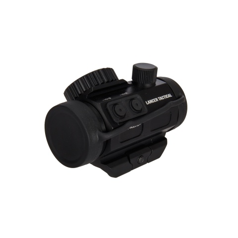 Lancer Tactical Green & Red Dot Sight w/ Side Button (Black)